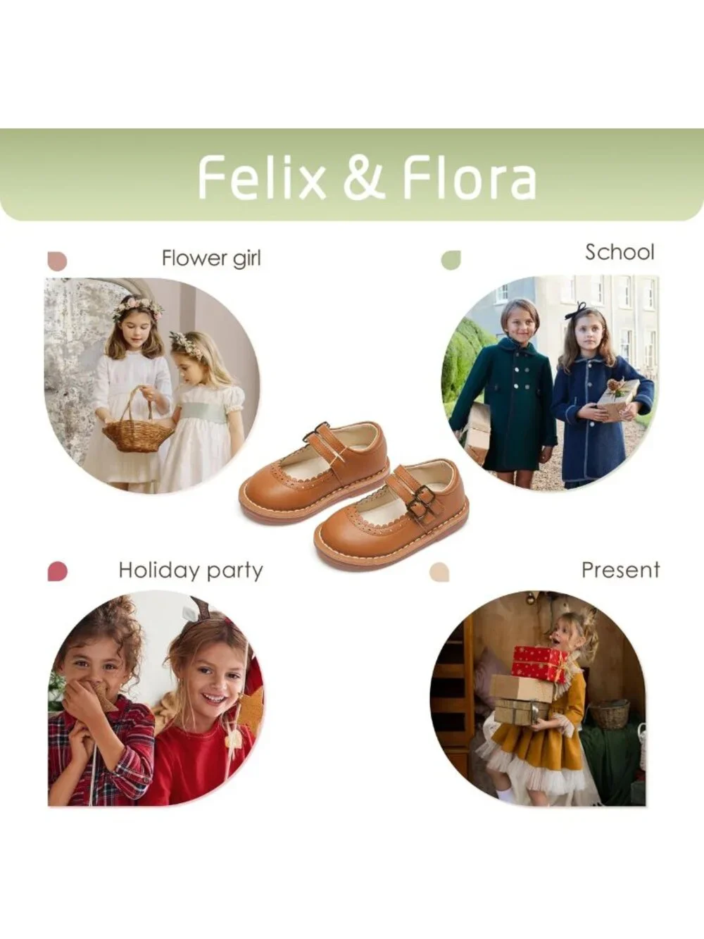 Toddler Little Girl Mary Jane Ballet Flats - Perfect for Easter, Parties